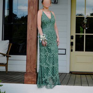 Primavera Olive green Prom Dress